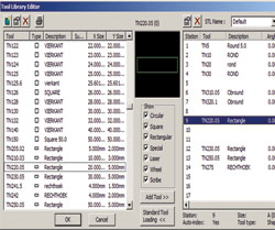 Standard tool loading files in radan 2012 R2